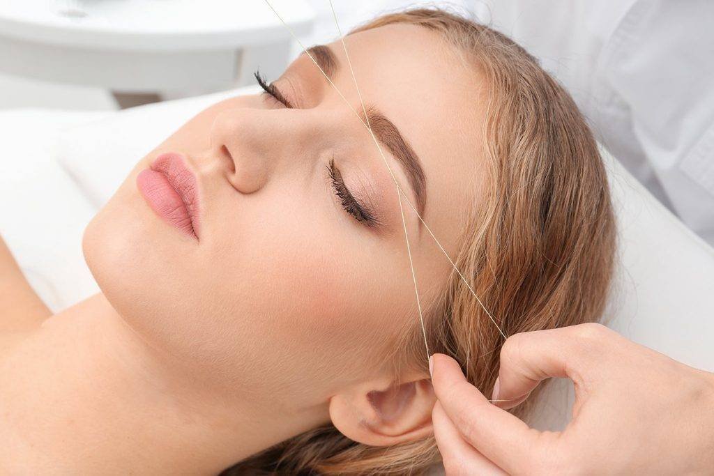 eyebrow threading
